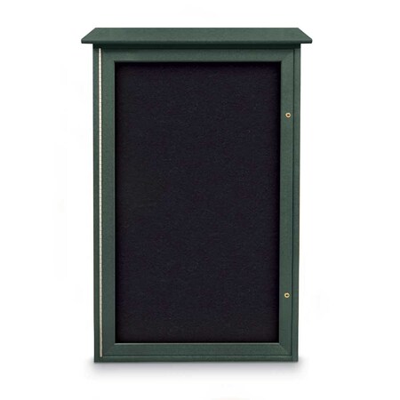 United Visual Products Indoor Enclosed Combo Board, 72"x36", Satin Frame/Burgundy & Forbo UVCB7236-BURGUN-FORBO